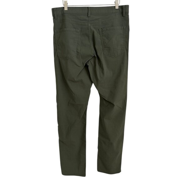 Copper & Oak Mens All Day Tech Pants Green Size 34 x 32 Style K2F901 Stretch - Picture 2 of 7